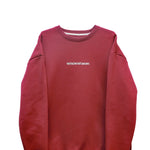 Oversized Maroon Sweatshirt - ABUMZA