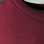 Oversized Maroon Sweatshirt - ABUMZA