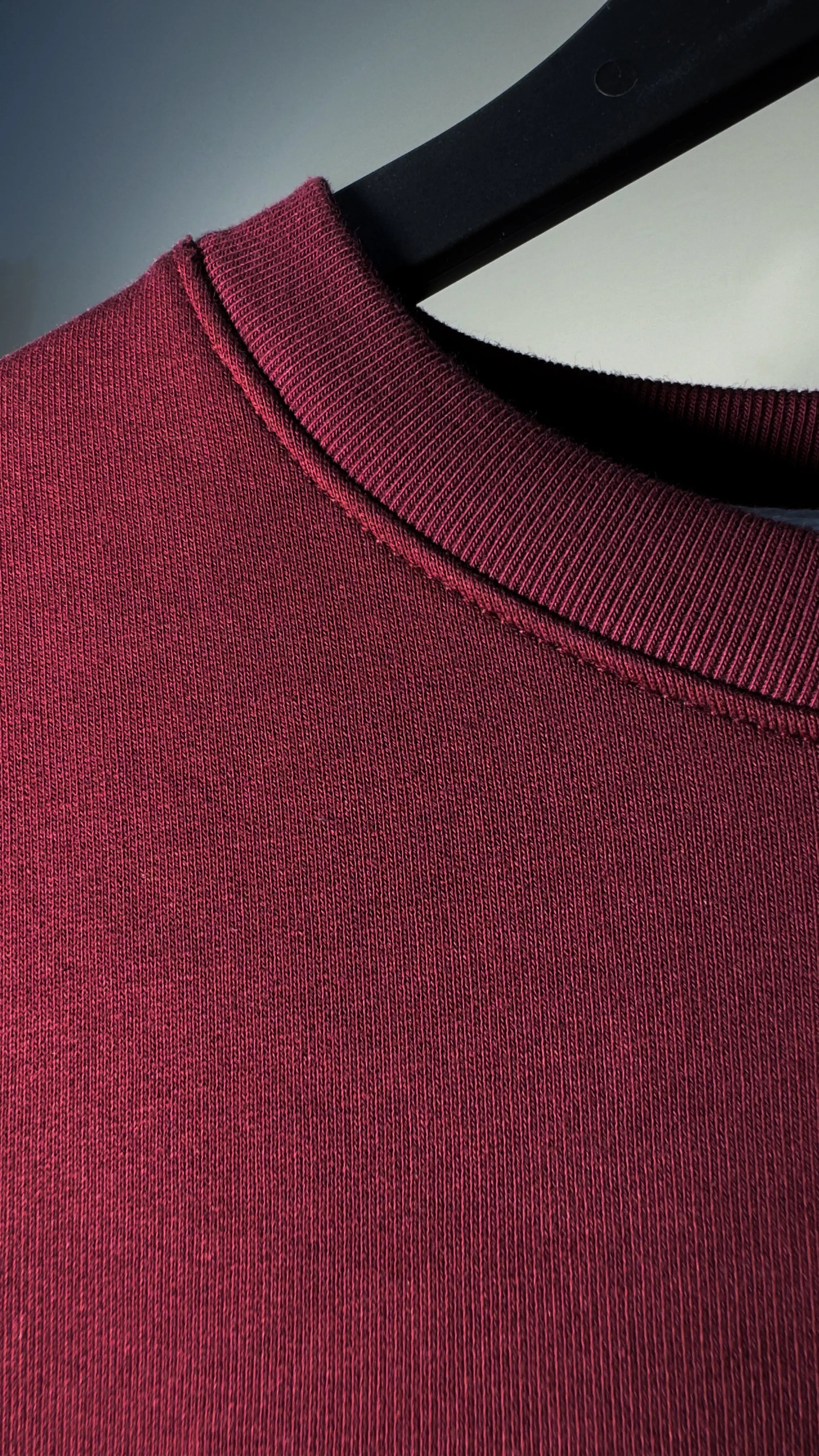 Oversized Maroon Sweatshirt - ABUMZA